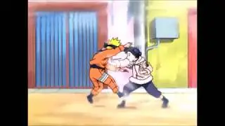 Hinata golpea a Naruto con el puño suave español latino