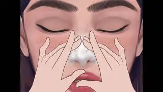 ASMR membersihkan komedo Wajah | clean face blackheads | ASMR animation 깨끗한 얼굴 블랙헤드