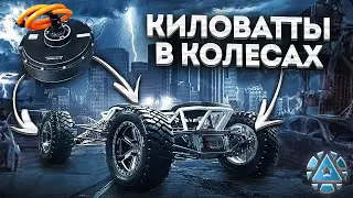 All-wheel drive with four electric motors. PIXEL 4x4