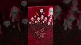 3d printed Halloween key chains #3dprinting #bambulab #toys #diy #keychain #shorts #halloween