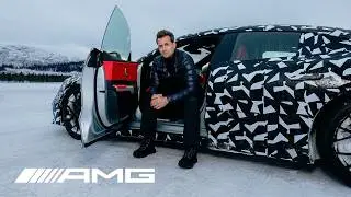 A Drift Comes True I Gabriel Macht Takes On The New Mercedes-AMG GT 4-Door Coupe in Lapland