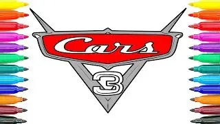 How To Coloring Cars 3 New Logo Coloring Pages How To Paint Cars 3 New Logo Funny Coloring Book
