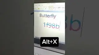 Learn how to insert a beautiful butterfly icon in MS Word #MicrosoftWord #WordTips #ButterflyIcon