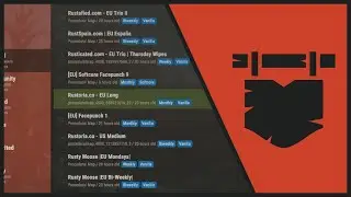Rust - How to add server tags in one minute