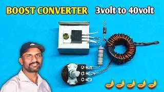homemade dc to dc boost converter