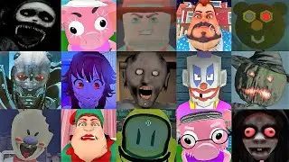 Caught Battle #29 | Evil Nun 2 Death Park 2 Ice Scream 3 Smiling-X 2 Little Nightmares 2 Dark Riddle