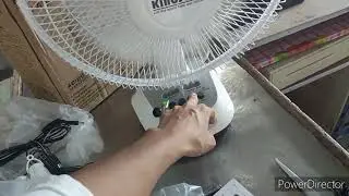 solar fan test . ₱1200 lazada