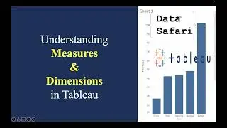 What is Measures and Dimensions in Tableau?  #tableau #youtube #subscribe #tutorial