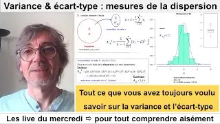 Variance et écart-type, deux mesures de la dispersion