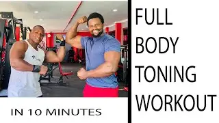 BEGINNERS  FULL BODY  TONING WORKOUT||STEVE YOUNGLION