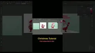 Christmas poster Tutorial, illustrator tutorial photoshoptutorial graphicdesigner graphicdesi #Shor