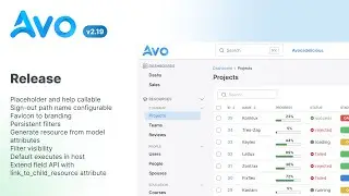 Avo 2.19 - Persistent filters, auto-generated resources, better STI support,  more callable options