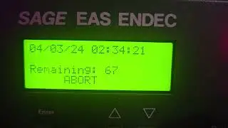 Severe Thunderstorm Warning on WAKL (ENDEC Relay - 04/03/24)