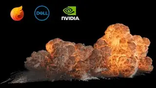 1.7 BILLION VOXEL Explosion in 4K - EmberGen