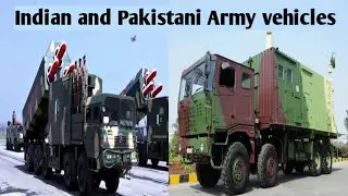 Indian Army and Pakistani Army vehicles