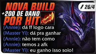 ELE CRIOU A MELHOR BUILD DO MASTER YI!?