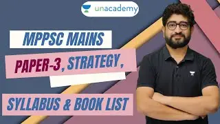 MPPSC Mains 2021 | MPPSC Mains Strategy, Syllabus and Book List for Paper 3 | Pavan Sir
