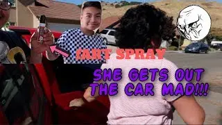 FART SPRAY PRANK ON MOM (SHE  GETS MAD) MUST WATCH!!!