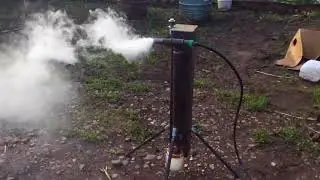 Дымогенератор в работе