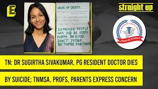 TN: Dr Sugirtha Sivakumar, PG resident doctor dies by suicide; TNMSA, profs, parents express concern