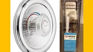 HOW TO REPAIR REMOVE REPLACE A LEAKING MOEN SHOWER FAUCET CARTRIDGE VALVE with a SINGLE KNOB 1225