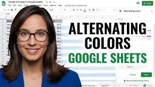 Alternating Colors in Google Sheets