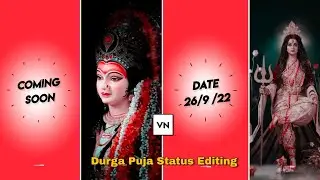 Coming Soon Navratri Status Video editing Alight Motion | Durga Puja Status Kaise banaye