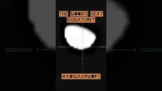 Cheap thermal can see the heat signature... OF THE MOON?... 🤯