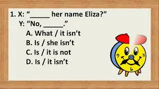Mixed Grammar Test 3 with Answer | Elementary Level | ESC_Grammar & Structure