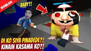 Higanteng Baby Kakainin Ka Kapag di Pinadede! - Roblox Baby Roby Escape