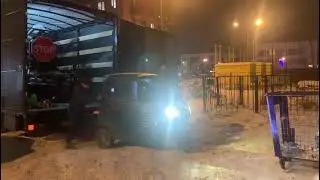 TRISCOOTER зимой на летней резине