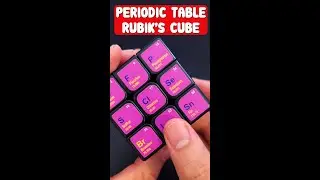 Periodic Table RUBIK'S CUBE?? Someone please explain 