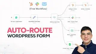 Auto-Route WordPress Form Leads to HubSpot, Slack & Email with n8n (Free Workflow)