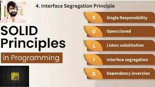 4. Interface Segregation Principle ( S.O.L.I.D - JAVASCRIPT )