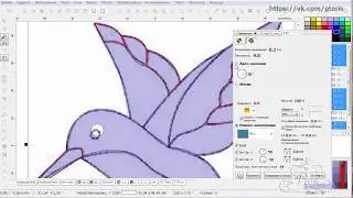 Процесс создания дизайна колибри в Embird Studio часть 2