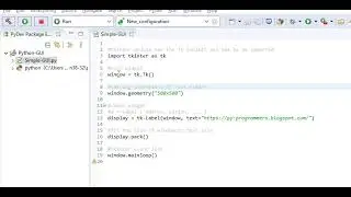 using tkinter in python | Python Tkinter module | Creating a simple GUI window with tkinter