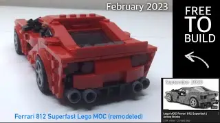 Ferrari 812 Superfast (remodeled) | Lego MOC