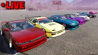 🔴 LIVE: Car Meets + Drift Tandems + Minigames!