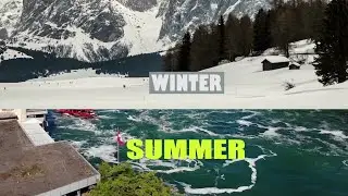 Europe during summer and winter.