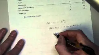 AMDR problem 3 Nutrition