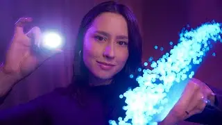 ASMR Intense Light Triggers for sleep ✨🌧️ with camera brushing, hand movements, mouth sounds, +