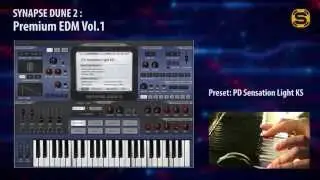 EDM Vol.1 Soundset 64 Presets - Synpase Dune2 Synthesizer