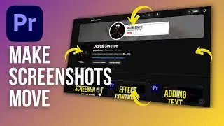 How to ANIMATE a SCREENSHOT in Premiere Pro (Smooth Motion Tutorial)