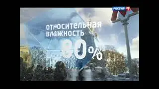 Прогноз погоды Вести-Москва. Апрель. Облачно, снег. (Т/К Россия 1 2015)