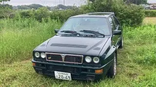 Просто Lancia Delta Integrale на обочине дороги / Раллийная легенда