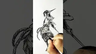 Speed drawing StickMan Uchiha 😳 