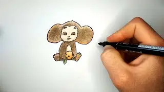 Как нарисовать Чебурашку