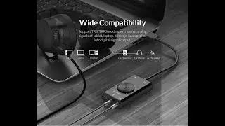 ORICO SC1 USB External Sound Card with 2 Headset Port + 1 Microphone Port