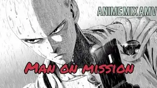 one punch man {Anime mix AmV} epic moments - man on mission