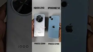IQOO Z10 🆚 IPHONE 14 SPEED TEST COMPARISON 